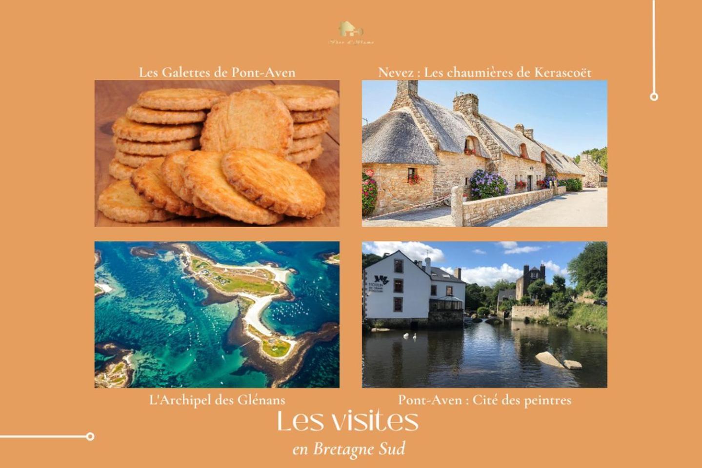 Le Belaven, Neuf, Cosy, Terrasse, Jardin, Kerfany Plage, 1 A 6 Pers Moëlan-sur-Mer 外观 照片