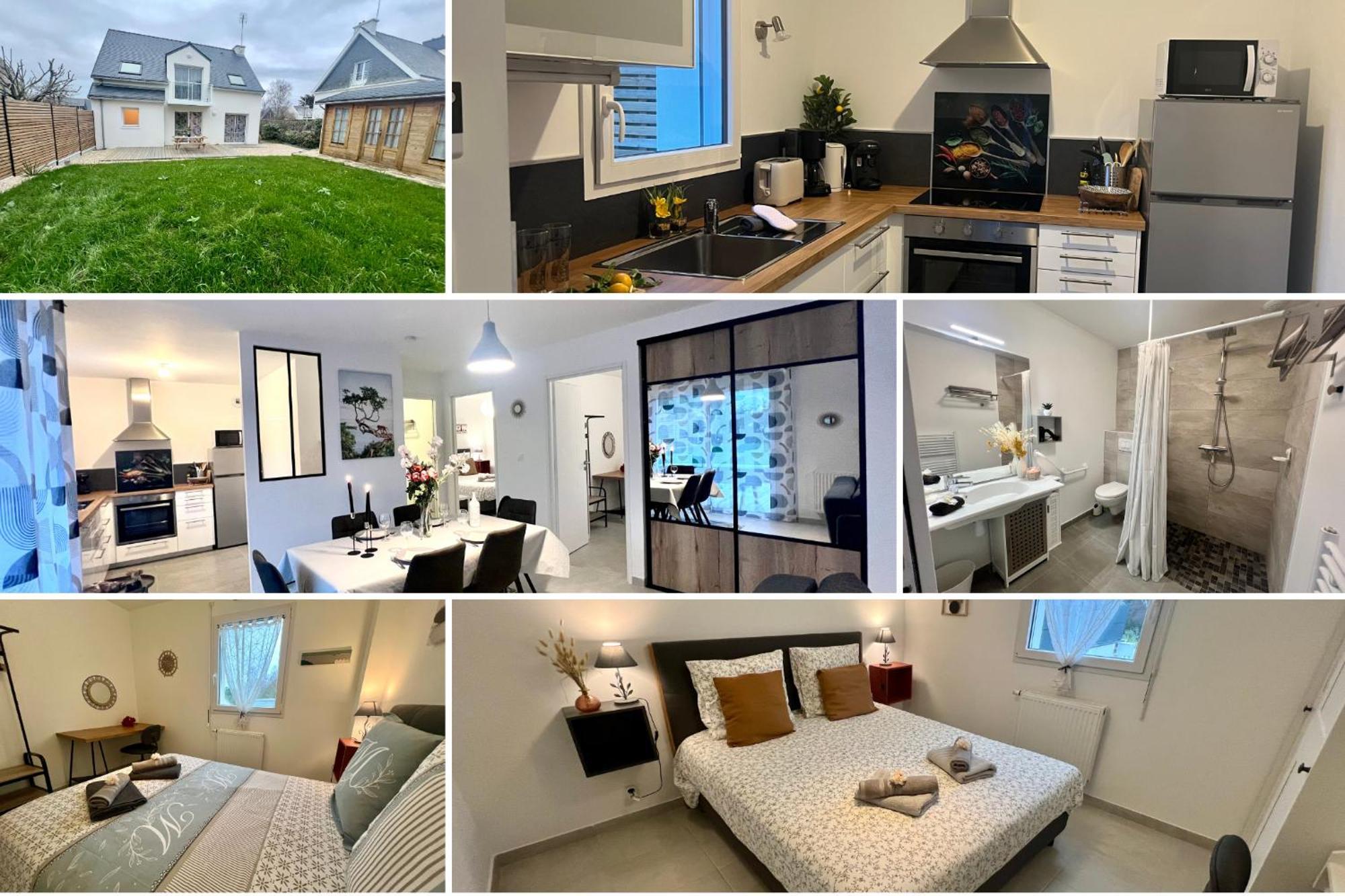 Le Belaven, Neuf, Cosy, Terrasse, Jardin, Kerfany Plage, 1 A 6 Pers Moëlan-sur-Mer 外观 照片